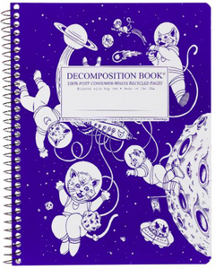 Kittens in Space Coilbound Decomposition Notebook Ruled