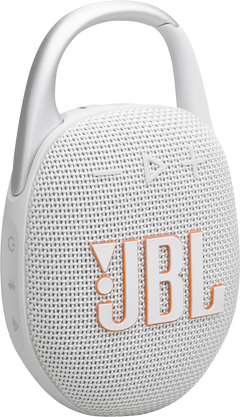 JBL Clip 5 Wireless Speaker, White - ONLINE ONLY