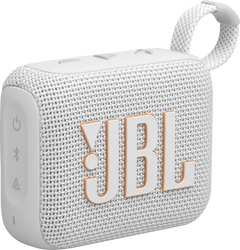 JBL Go 4 Wireless Speaker, White - ONLINE ONLY