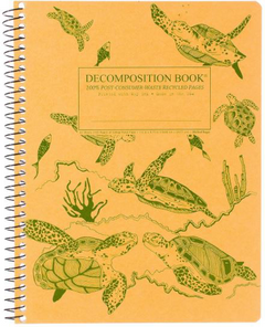 Sea Turtles Decomposition Notebook 160 Sheet College Ruled