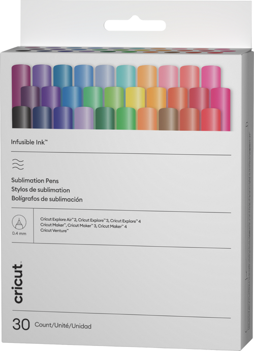 Cricut Infusible Ink Pen Set 0.4, 5.87x1.46x4.84in, Multi - ONLINE ONLY