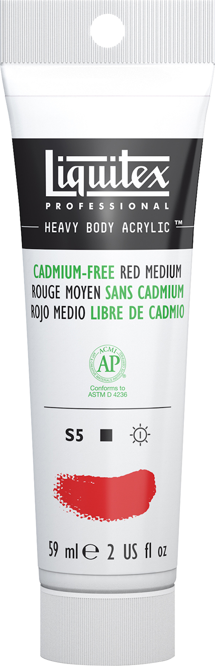HB ACRY CAD FREE 59ML RED MED