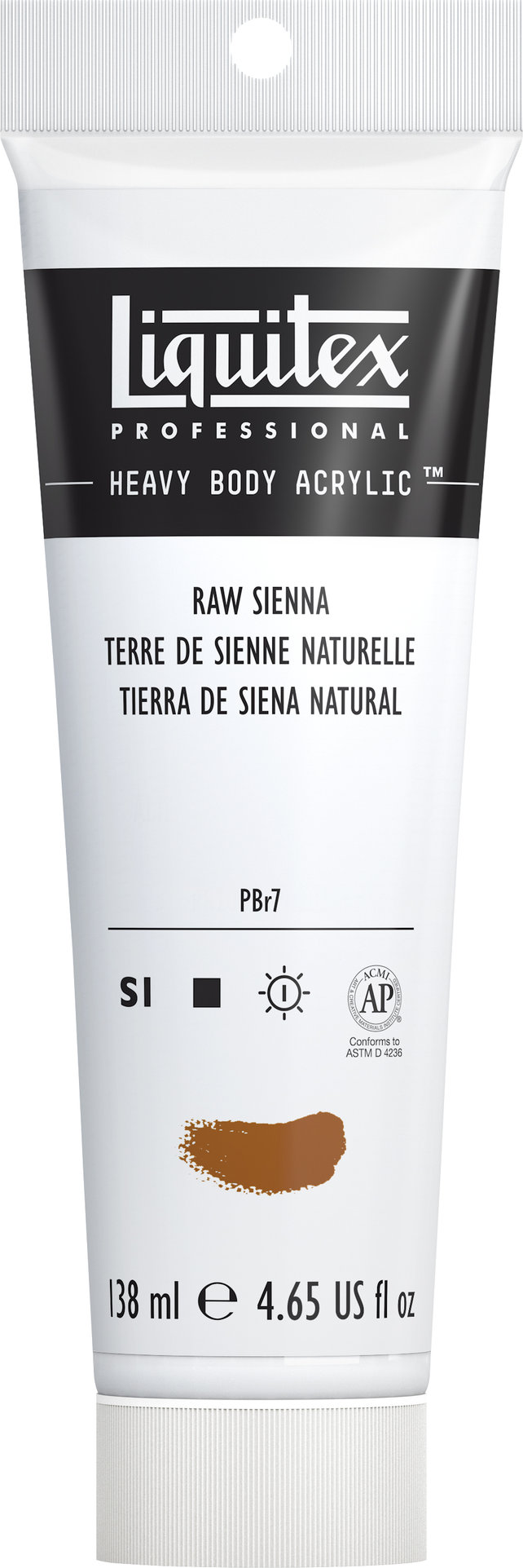 HB ACRYLIC 4.65OZ TUBE  RAW SIENA