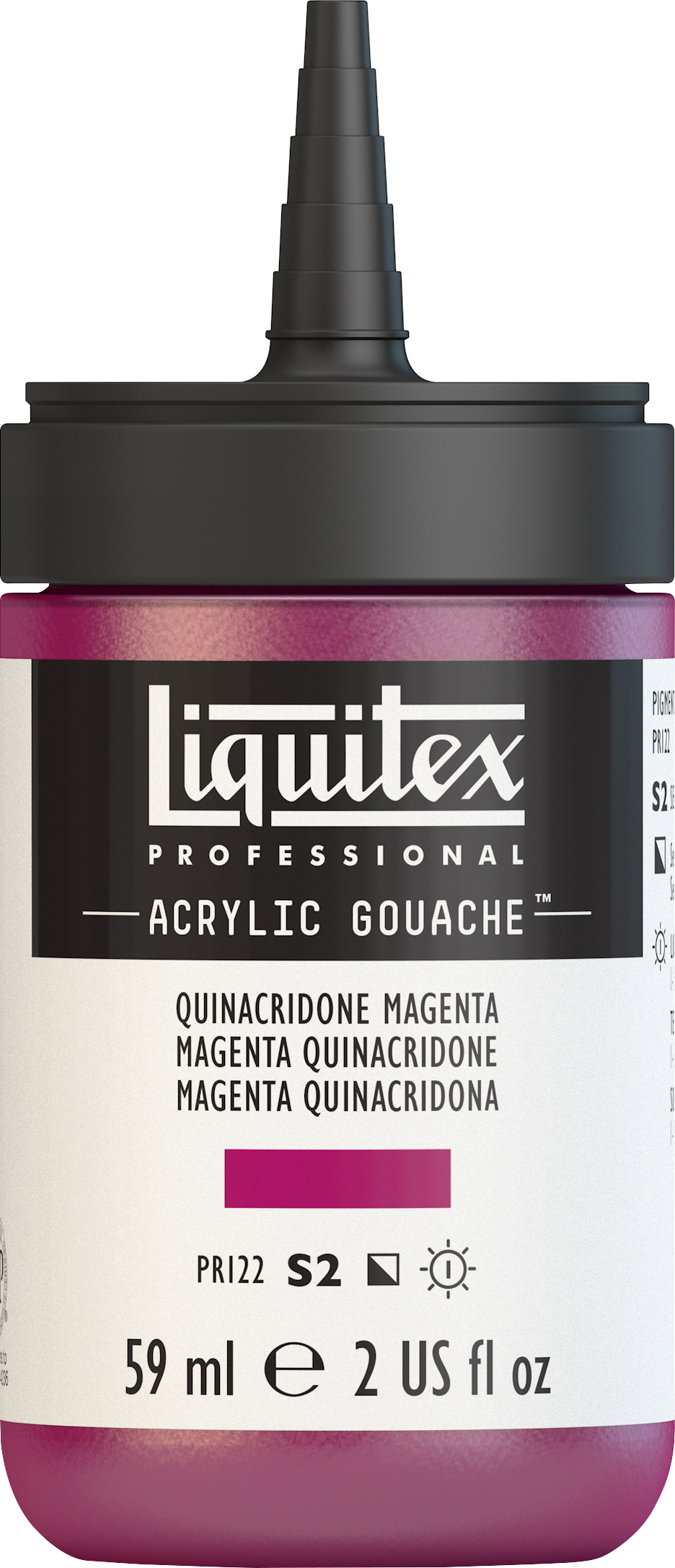 ACRYLIC GOUACHE 59ML QUINACRIDONE MAGENTA