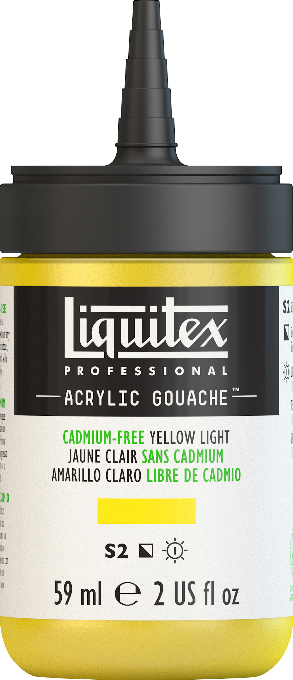 ACRYLIC GOUACHE 59ML CADMIUM FREE YELLOW LIGHT