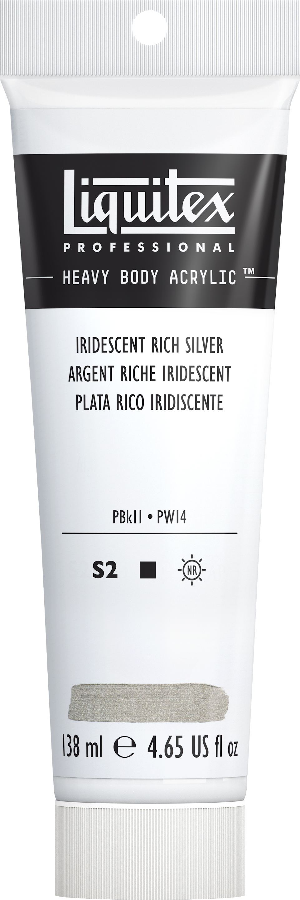 Hb Acrylic 4.65Oz Iridescent Bright Silver