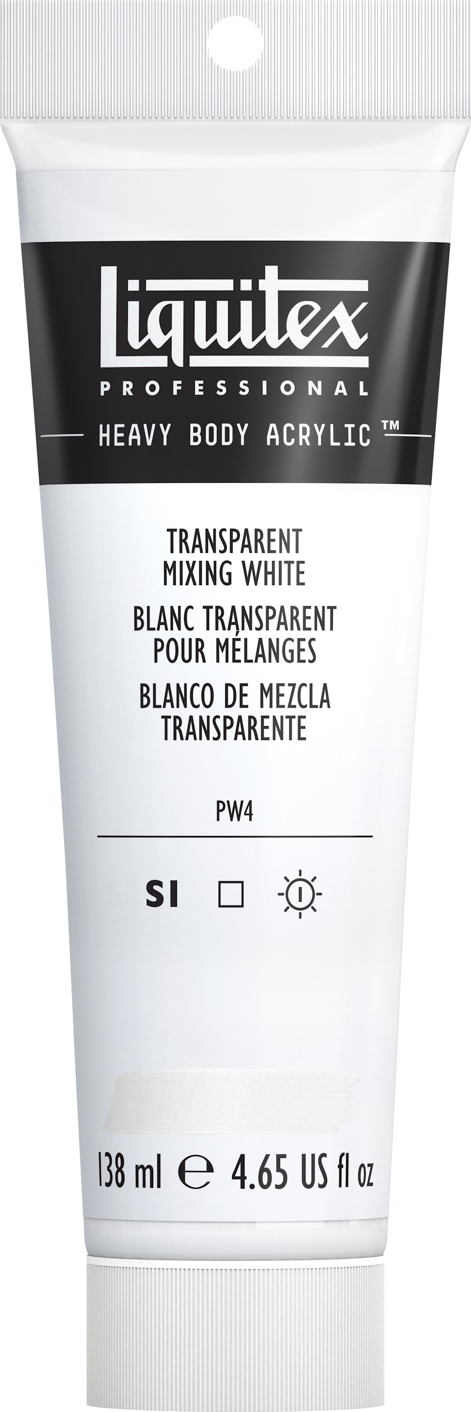 Hb Acrylic 4.65Oz Transparent Mixing White