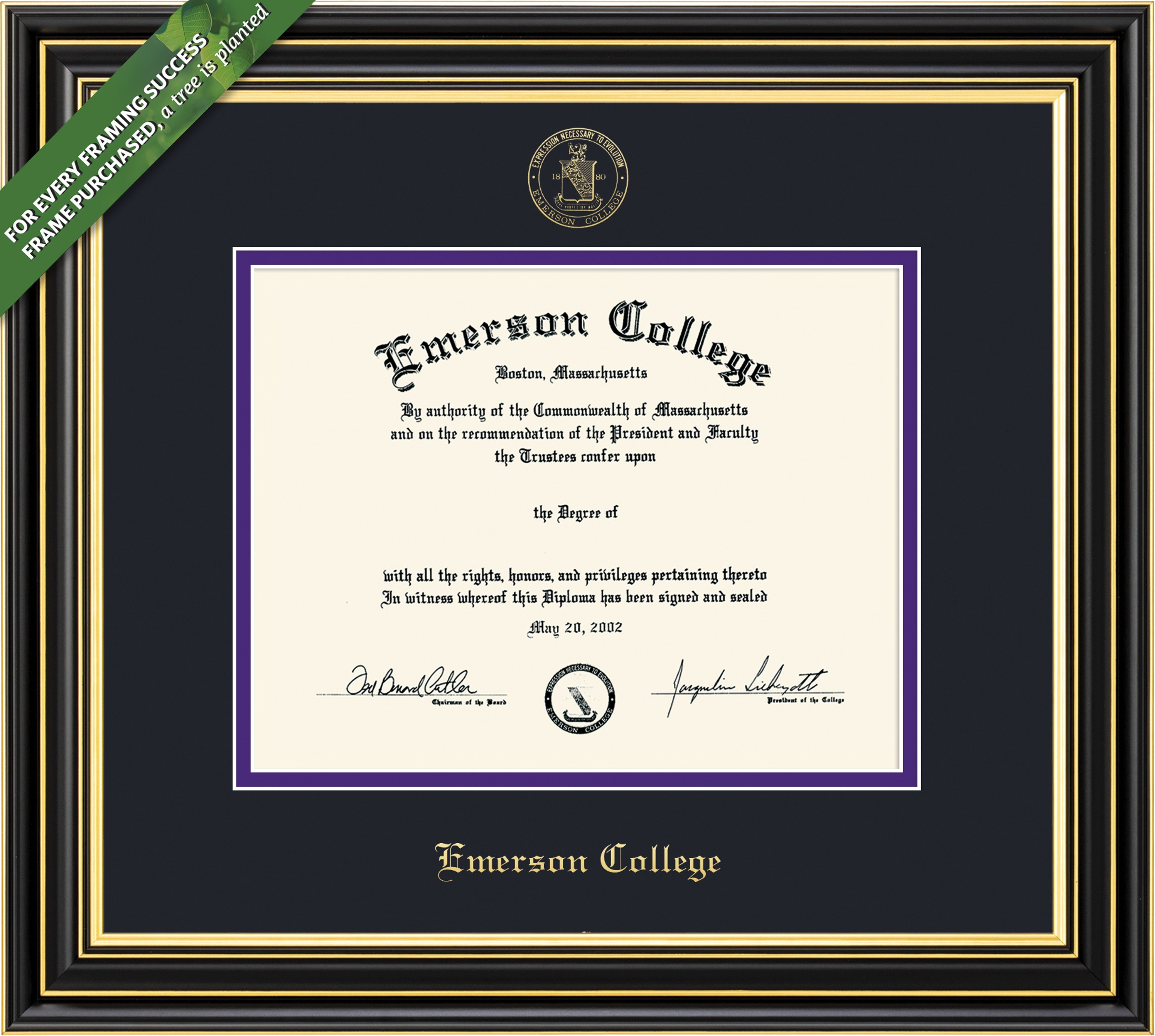8.5" x 11" Prestige Diploma Frame