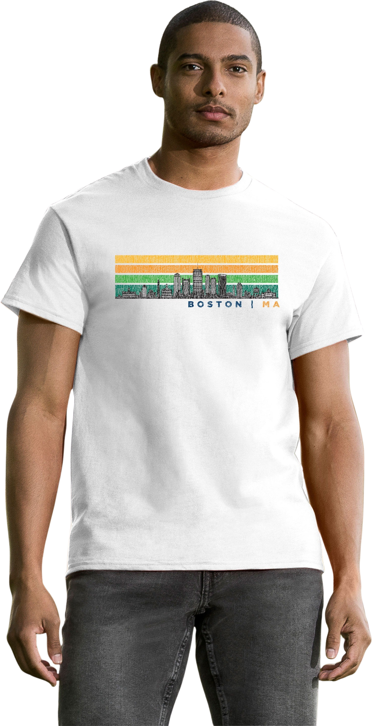 Boston Skyline Short Sleeve T-Shirt