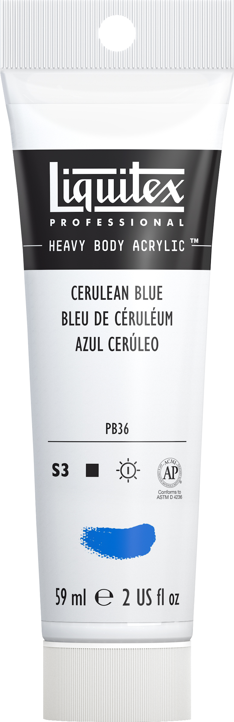 LIQ ACRY  2OZ CERUL BLUE