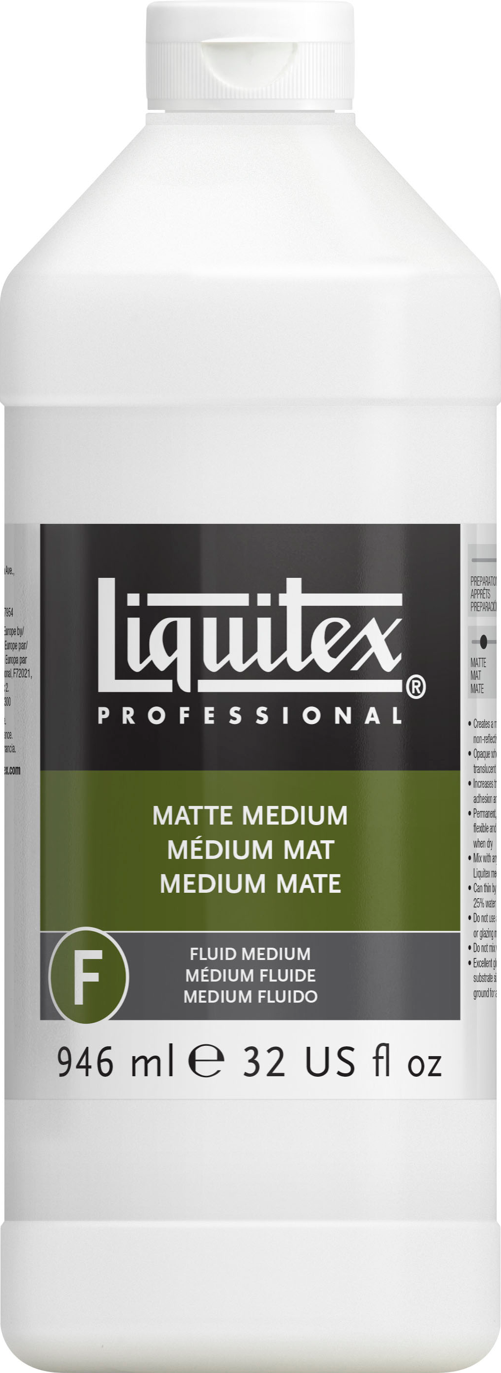 LIQUITEX MATTE MEDIUM 32OZ