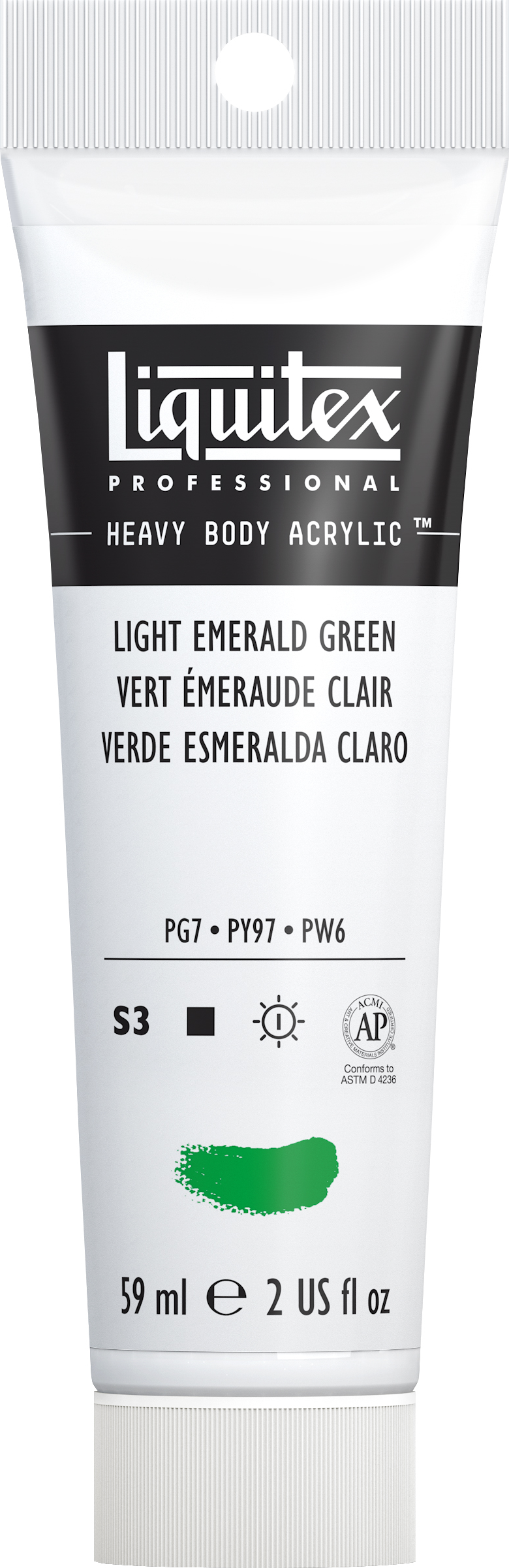 LIQ ACRY  2OZ LT EMER GRN