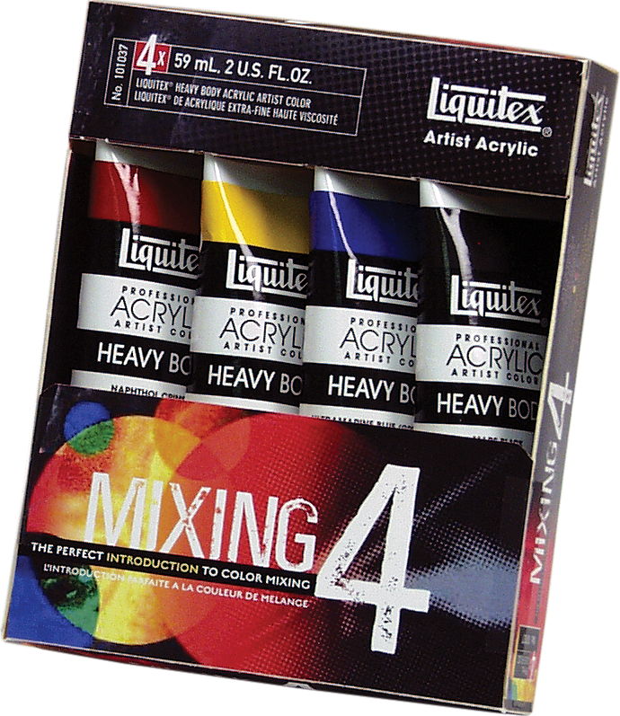LIQ PRIMARY CLR MIXNG SET 4 HB