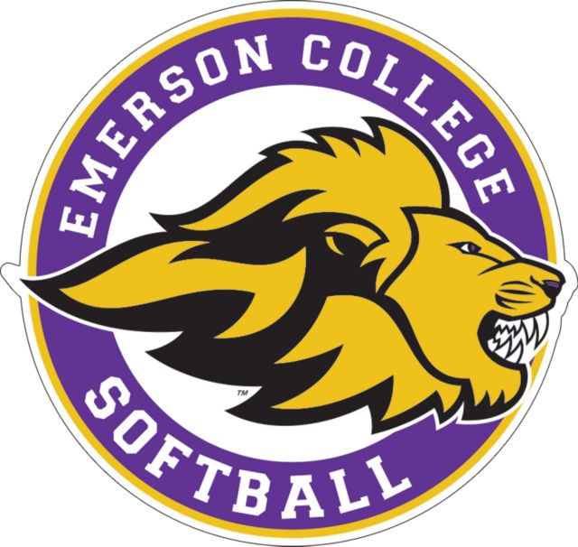 Emerson Medium Decal Emerson College w/ Mascot Softball - ONLINE ONLY