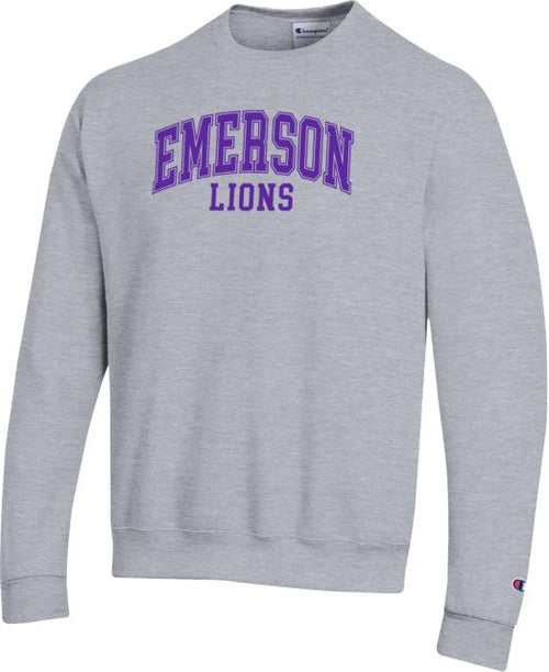 Emerson Champion Fleece Crew Emerson College Arched - ONLINE ONLY