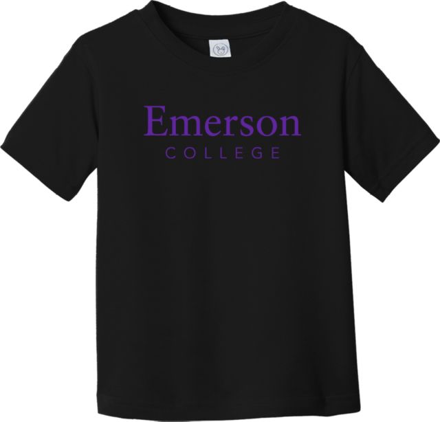 Emerson Toddler T Shirt Emerson College Wordmark - ONLINE ONLY