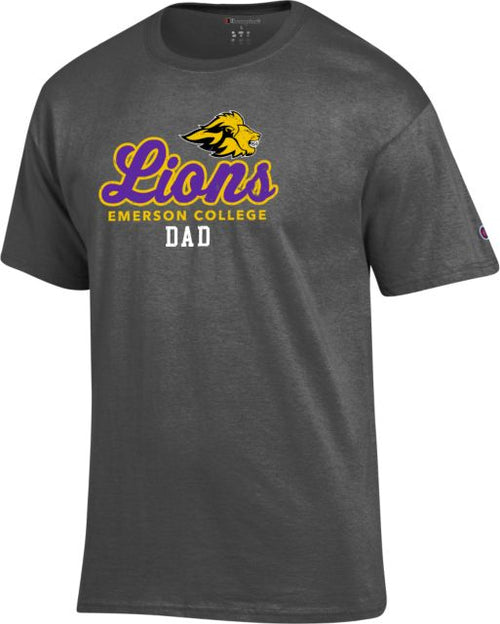 Emerson Champion T Shirt Emerson College Lions Dad - ONLINE ONLY