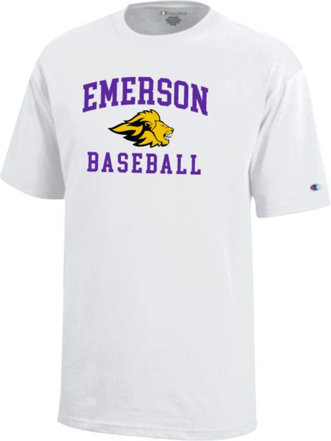 Emerson Champion Youth Short Sleeve Tee Emerson Baseball w/ Mascot - ONLINE ONLY