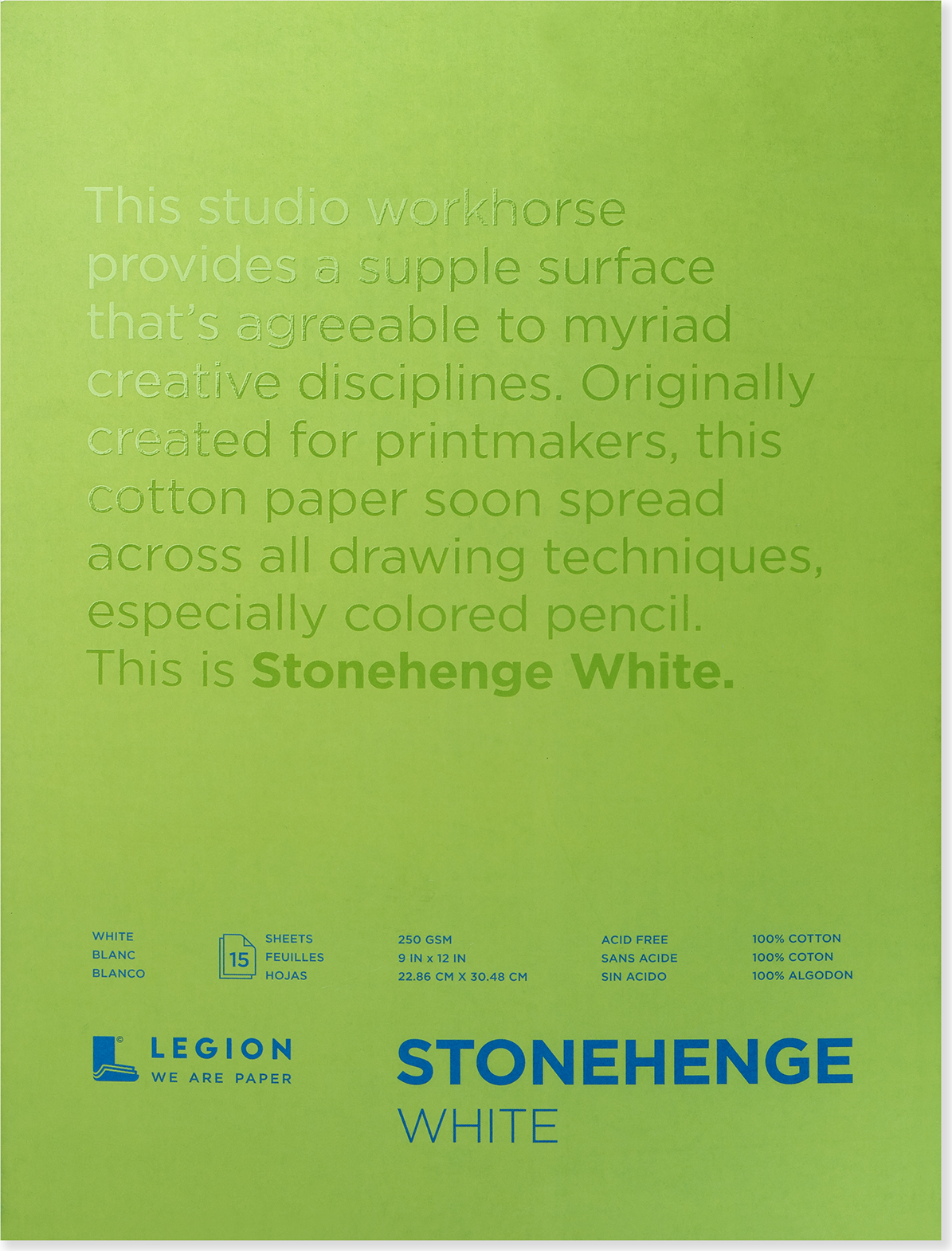 STONEHENGE DRAWING PAD   9X12