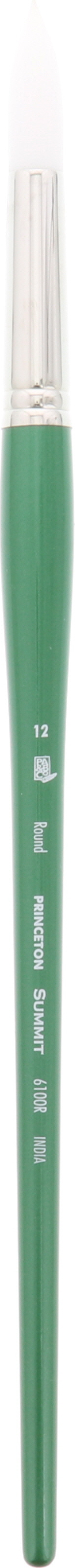 SUMMIT WHITE SYNTHETIC BRISTLE ROUND 12 LONG HANDLE