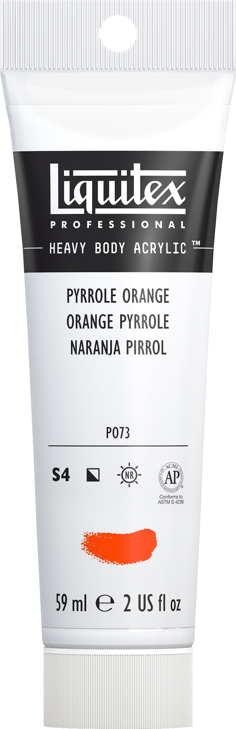 HB ACRY 2OZ PYRROLE ORNG