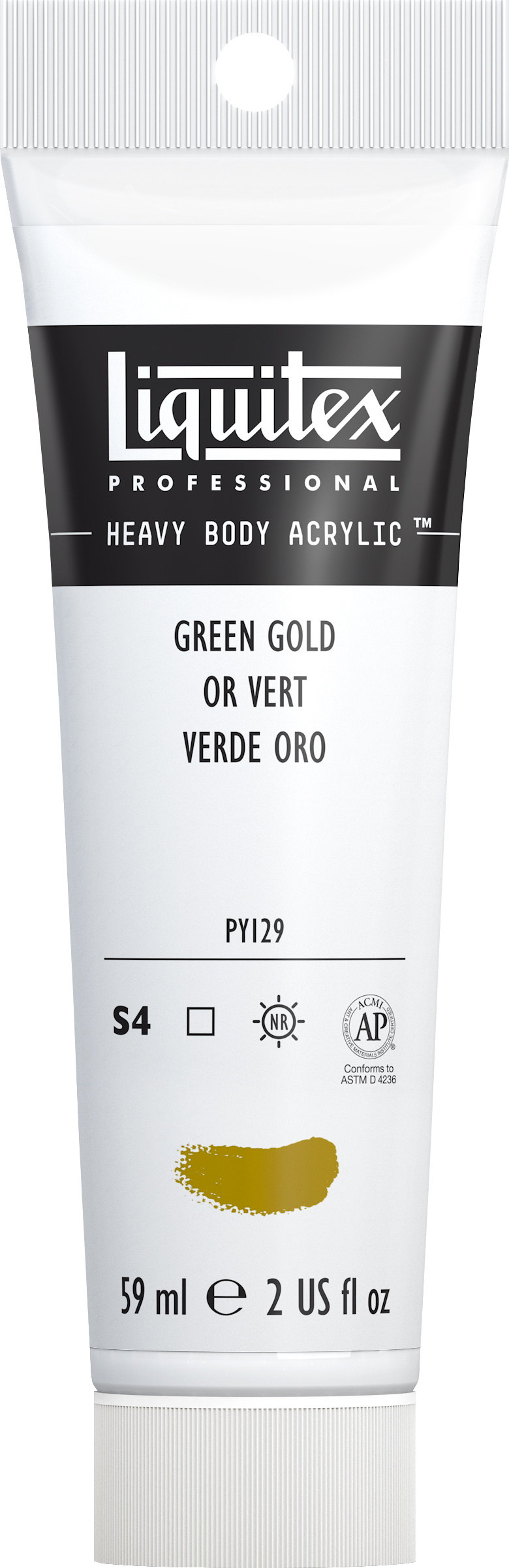 HB ACRY 2OZ GREEN GOLD