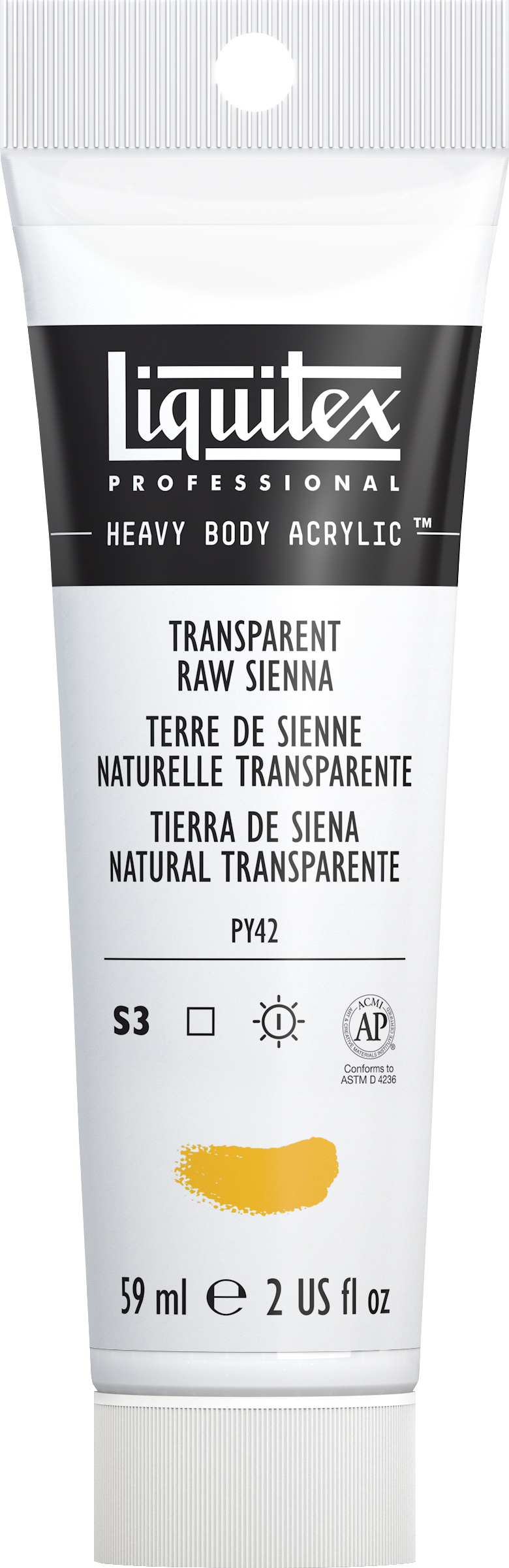 HB ACRY 2OZ TRANS RAW SIENA