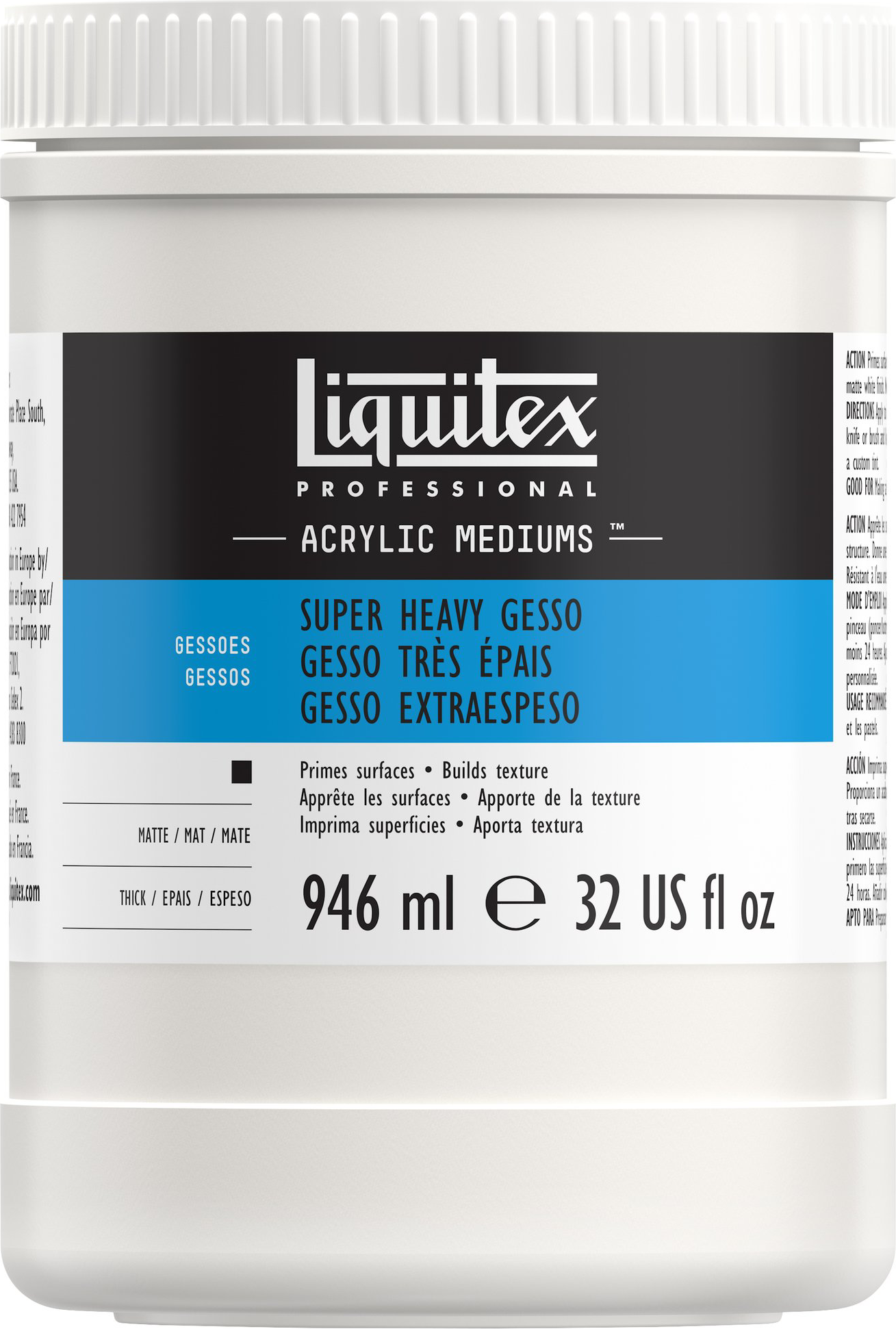 HEAVY BODY GESSO 32 OZ