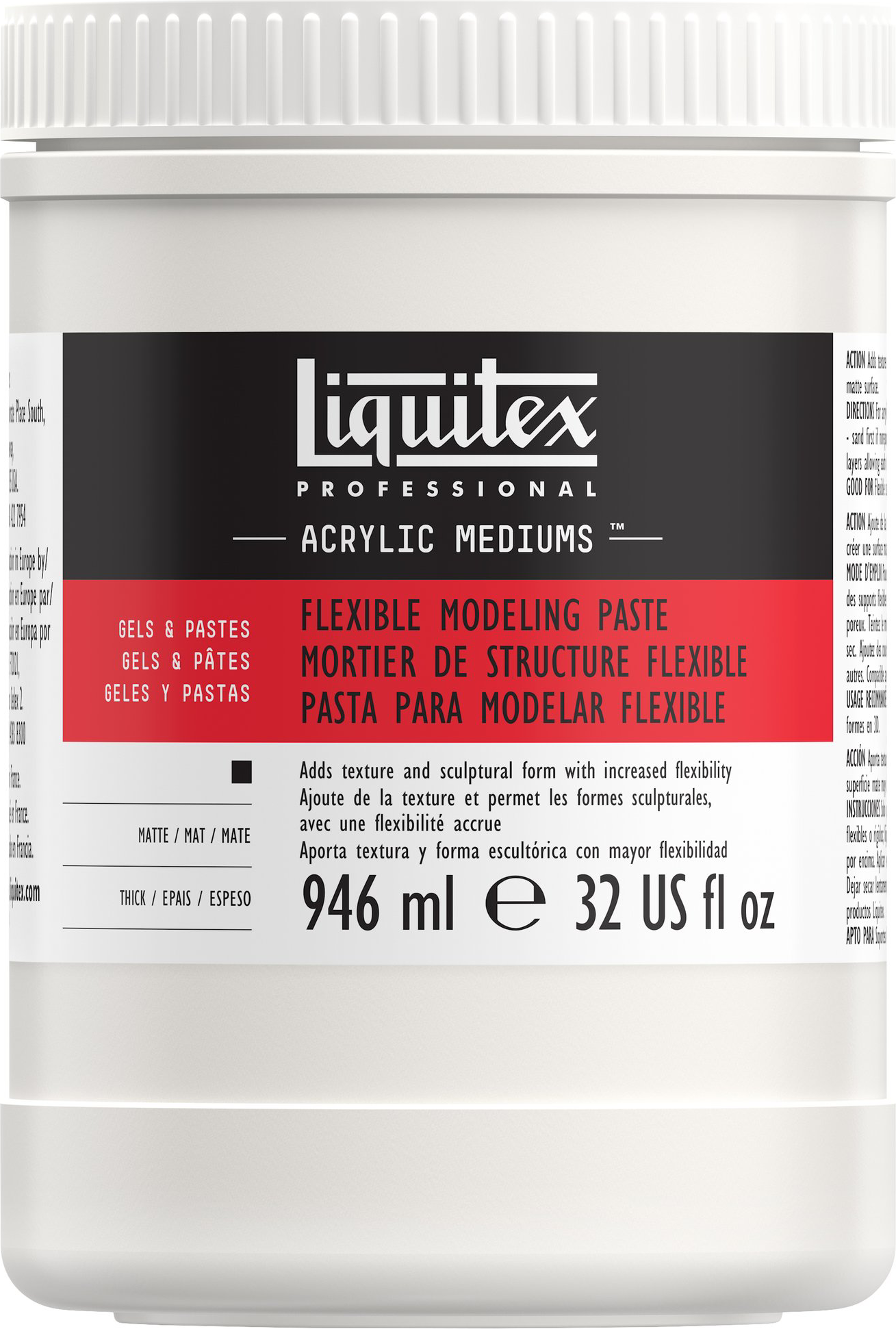 FLEXIBLE MODELING PASTE 32 OZ