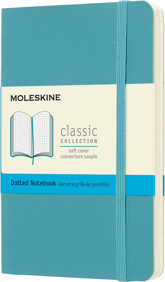 Moleskine Classic Notebook, Dotted, Black, Soft Cover (5 X 8.25)