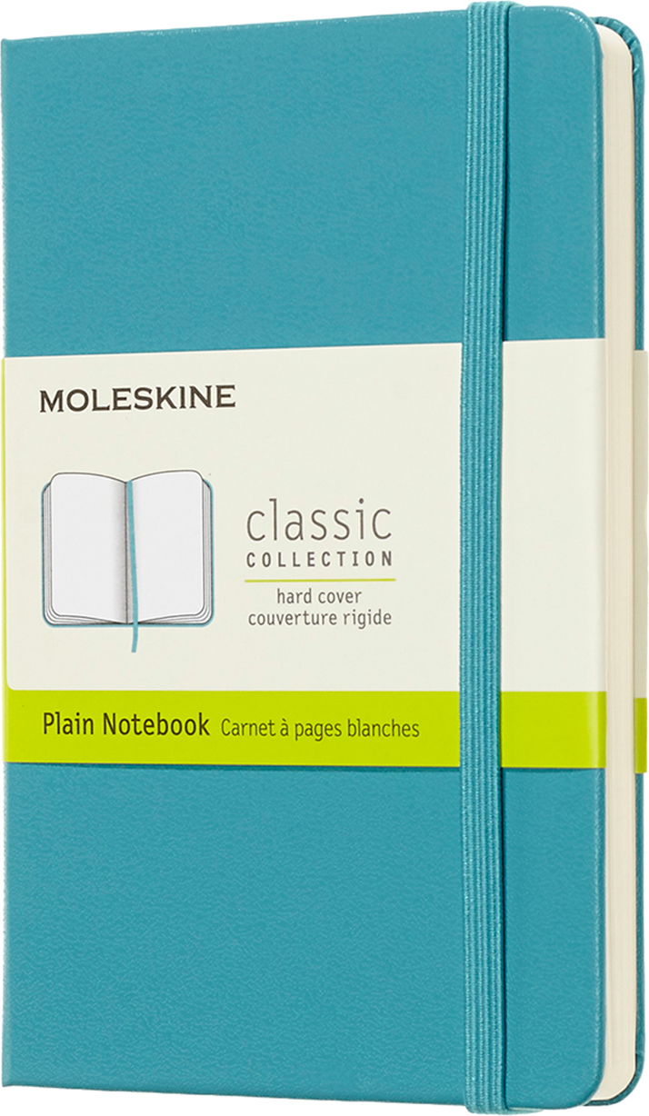 Moleskine Classic Notebook, Plain, Hard Cover (5 x 8.25)