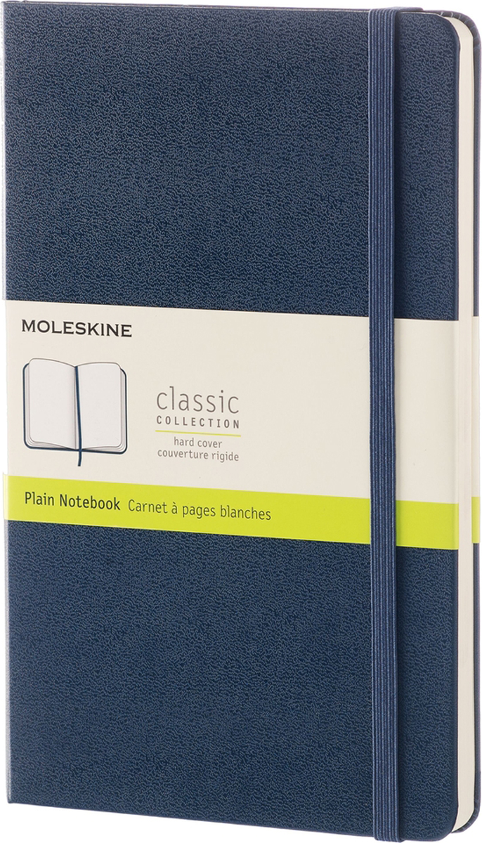Moleskine Classic Notebook, Plain, Hard Cover (5 x 8.25)