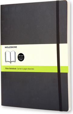 Moleskine Classic Notebook, Plain, Soft Cover (5 x 8.25)