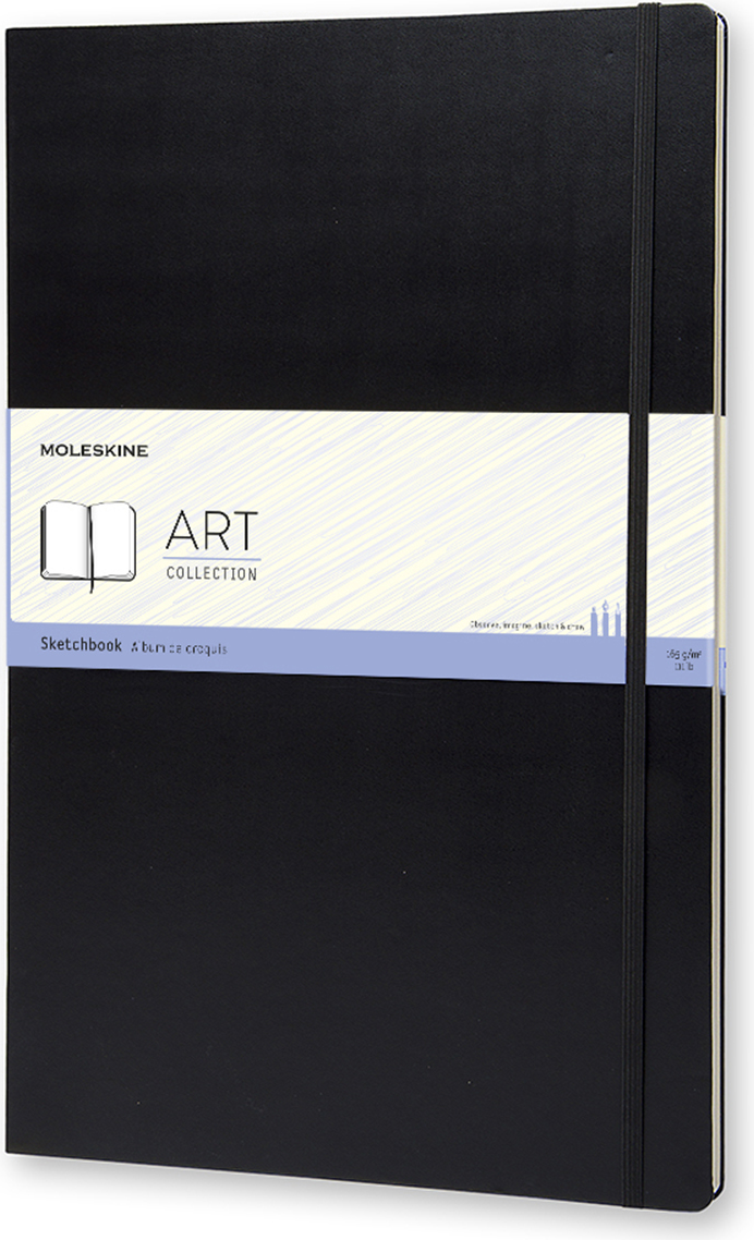 Moleskine Plain Hardcover Sketchbook  5x8.25"
