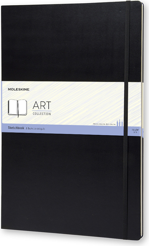 Moleskine Plain Hardcover Sketchbook  5x8.25"