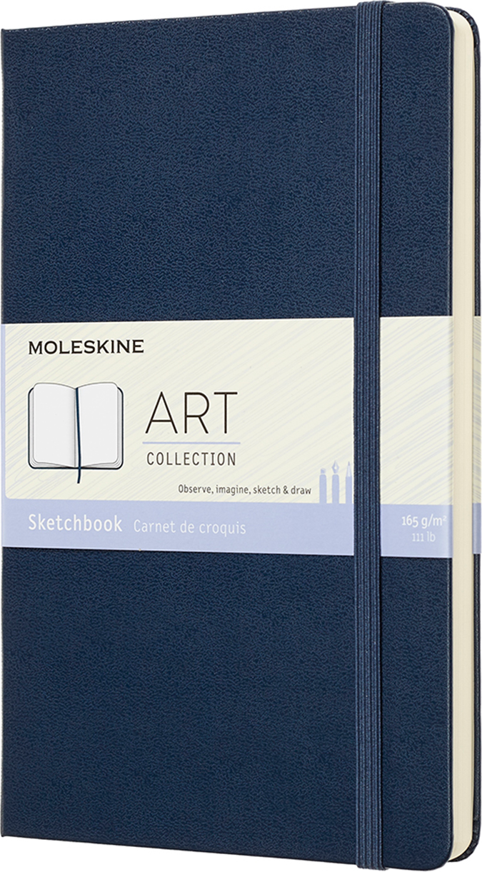 Moleskine Plain Hardcover Sketchbook Large 5x8.25"