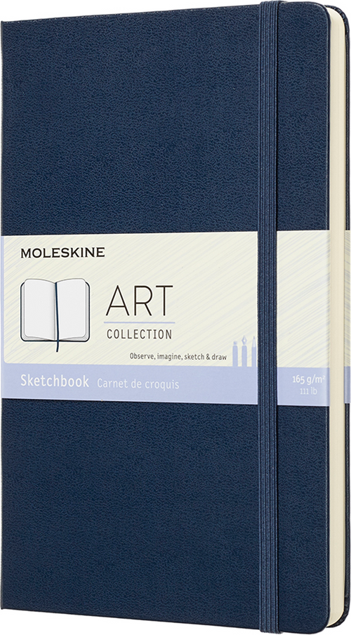 Moleskine Plain Hardcover Sketchbook Large 5x8.25"